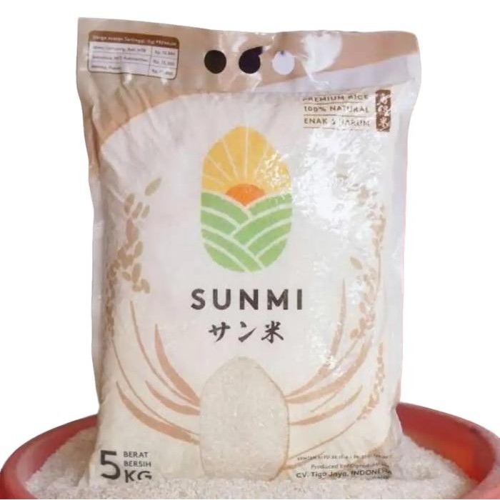 

Beras Sunmi Premium - Beras premium ala restoran jepang kemasan 5 kg Rice Food