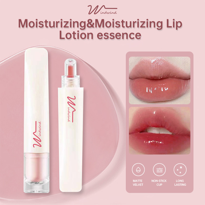 [COD] Windwind Lip Gloss Mirror Water Lip Gloss Glass Water Lip Jelly Lip Essence  Watery Lipstick L