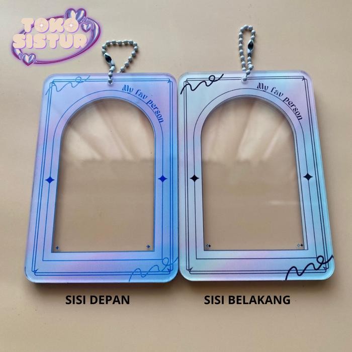 

Promo CAHOL ACRYLIC KIYOWOK 2 SISI / 2 SIDE Photocard Holder 2 sisi 2 side kpop Transparent Clear Acrylic Id Card Acrylic Frame Bingkai foto cahol termurah - KIYOWOK MOO