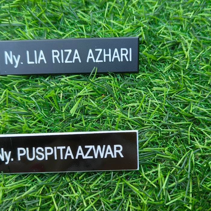 Promo name tag persit - full hitam