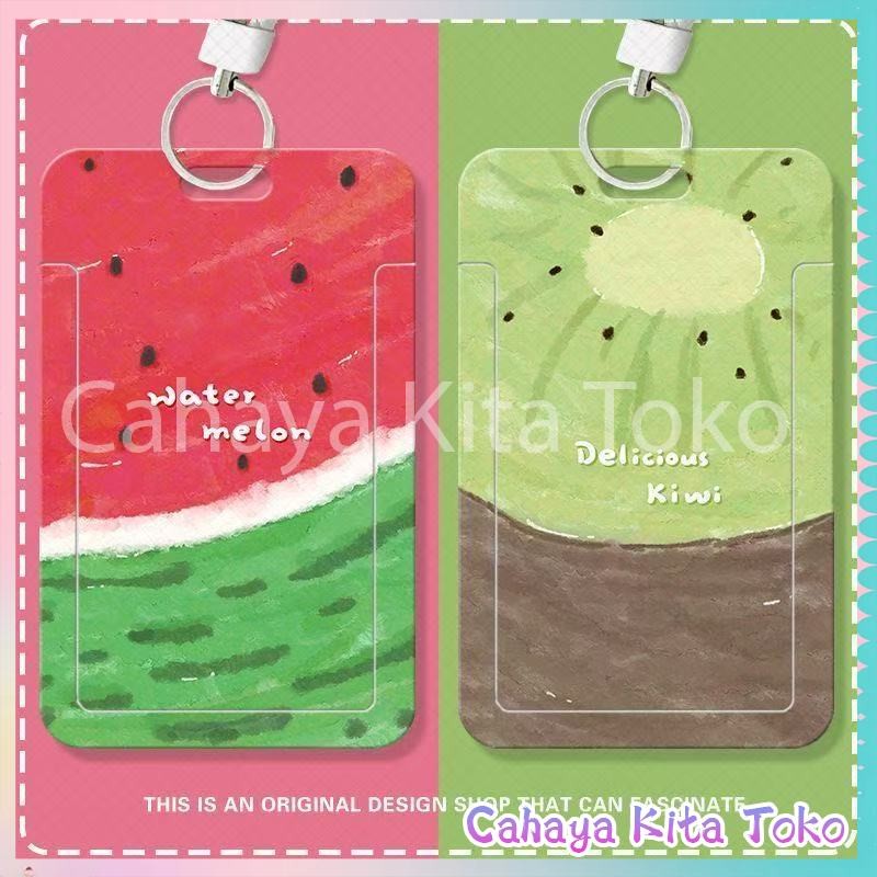 

ID CARD HOLDER/SARUNG KARTU/pesanan Hadiah Khusus/SUPPORT HARGA GROSIR/Semangka Dan Kiwi Musim Panas