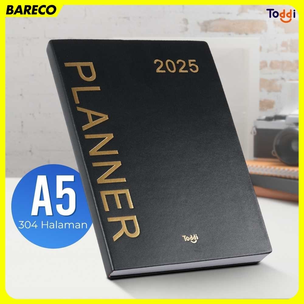 

Toddi Buku Agenda Softcover Monthly Planner Notebook A5 304 Halaman - TD-2025