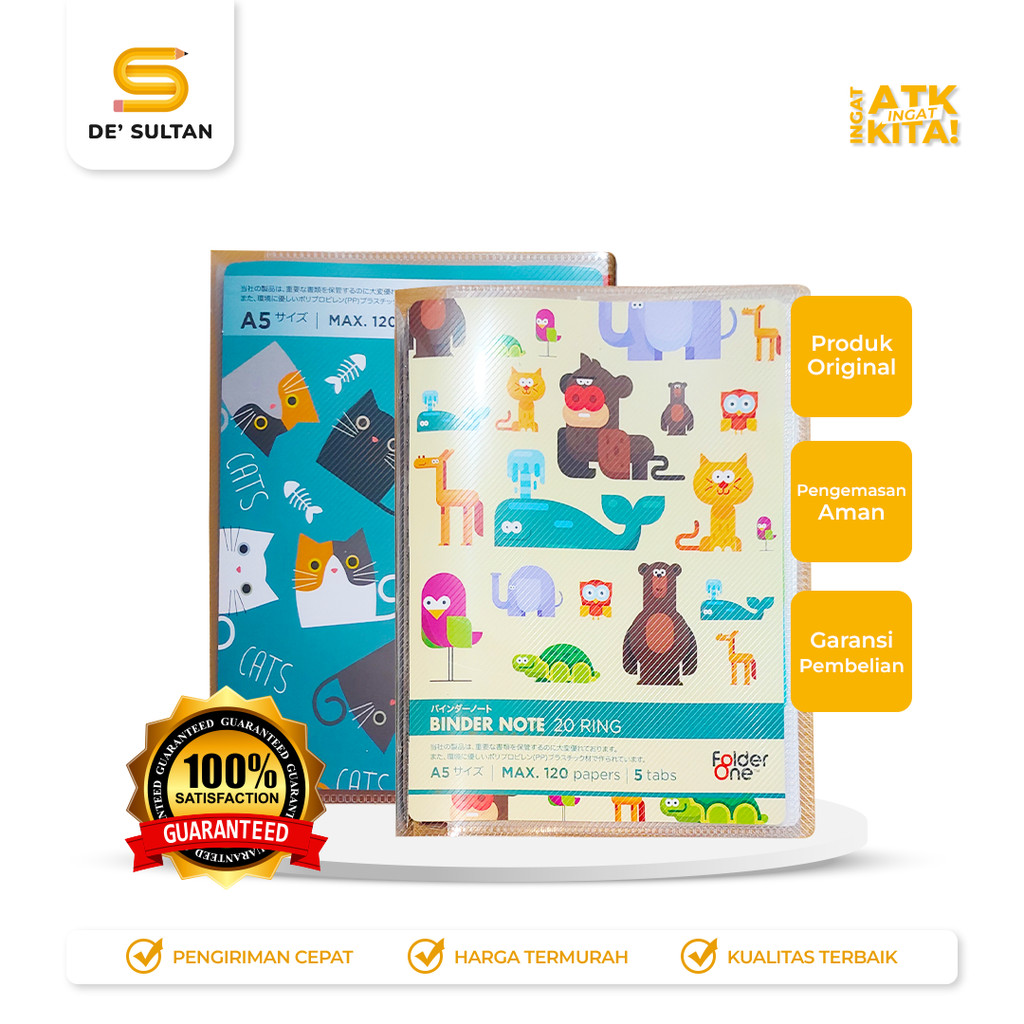 

FOLDER ONE BINDER NOTE A5 BNO100A (1PC)