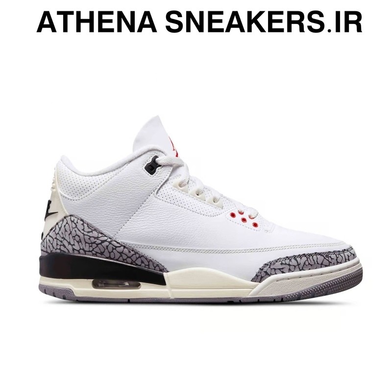 Sepatu Air Jordan AJ Retro 3 White Cement Re Imagined BNIB Original
