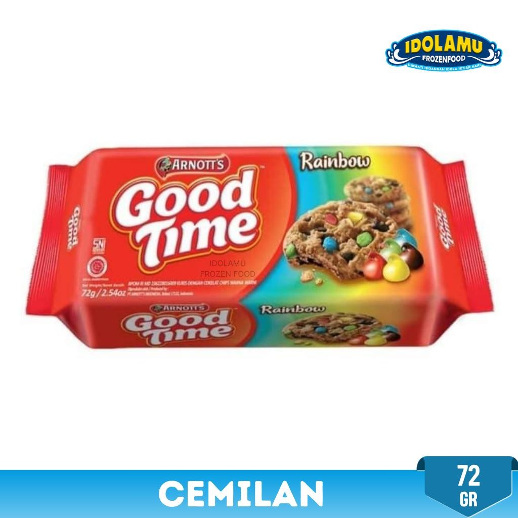

GOODTIME RAINBOW CEMILAN KEMASAN 72 GR