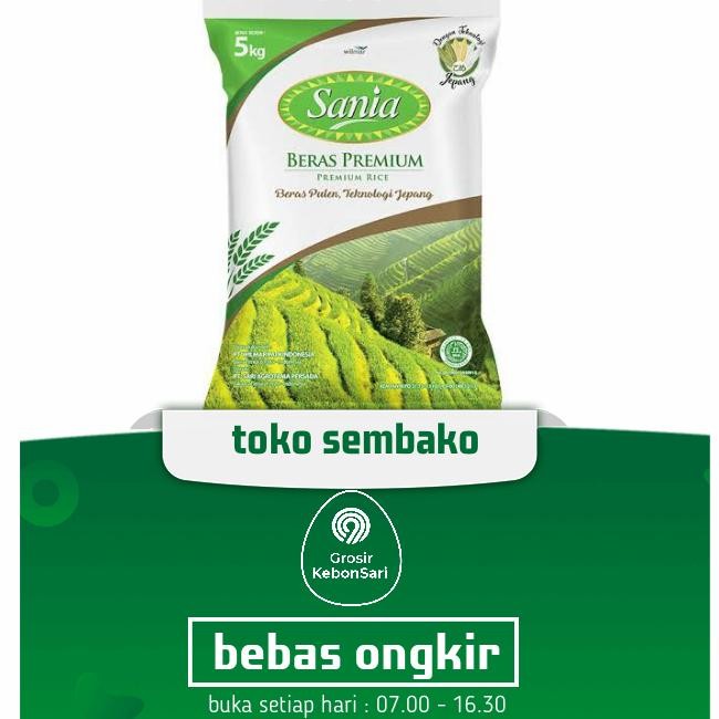 

Beras Sania 5 kg produksi baru