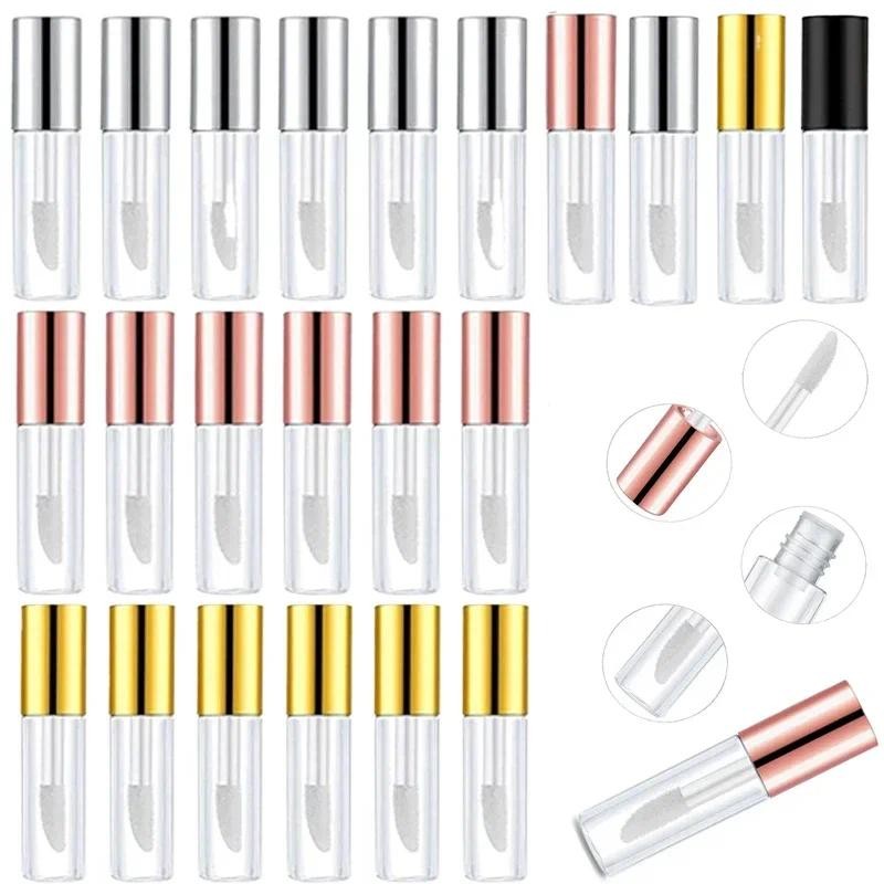 

10 Pcs/lot Empty 2ml Clear Lip Gloss Tube Refillable Mini Lip Balm Bottles Lipstick Containers for Travel Women Girls DIY Makeup