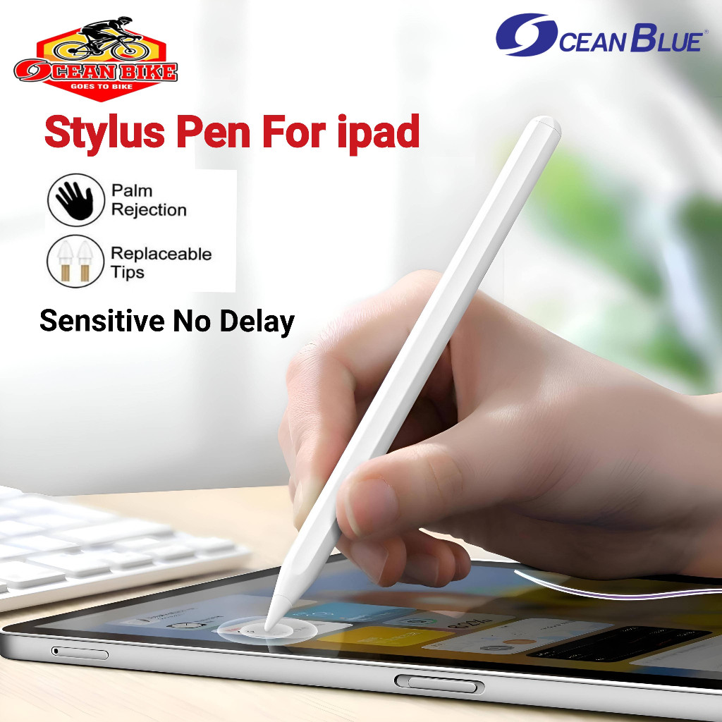 

OCEANBLUE Stylus Pen Palm Rejection Sensitive Pencil iPad Mini Pro Air Gen 2018 2019 2020 2021 2022