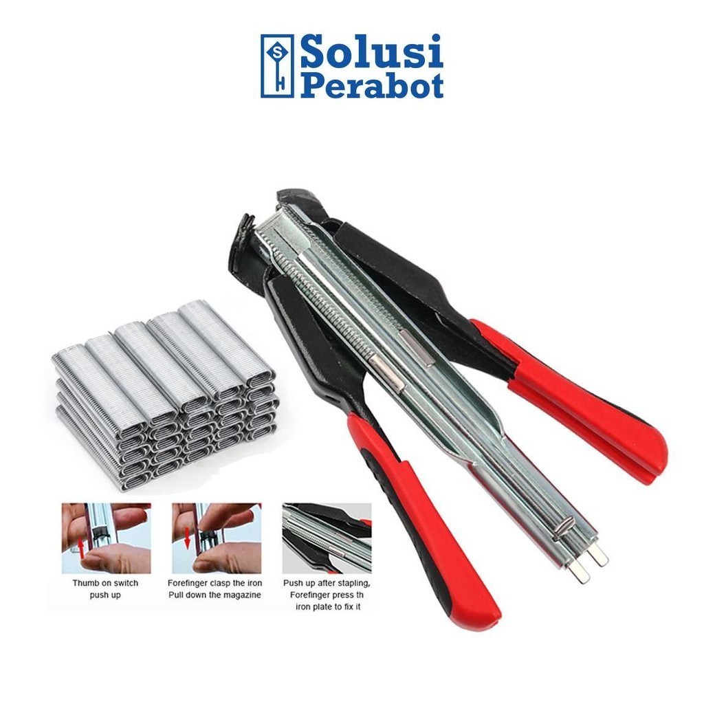 Tang Hog Ring SP / Pengikat Kandang M-Ring Paku Tipe C / Staples Plier