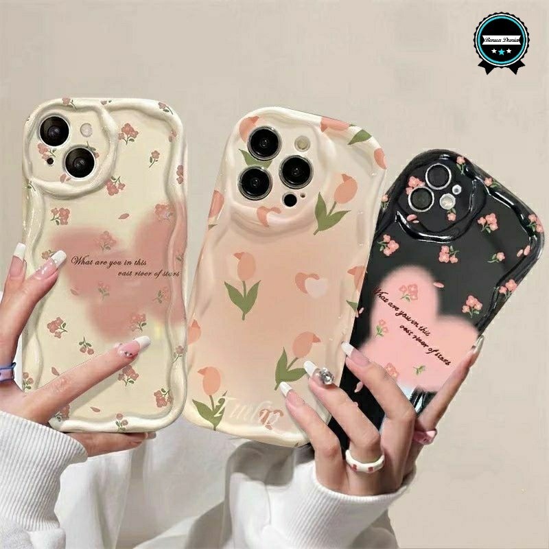 SS880 SOFTCASE SILIKON TULIP HEART FLOWER FOR VIVO Y29 4G Y19S Y02 Y02T Y12 Y15 Y17 Y15S Y01 Y16 Y02
