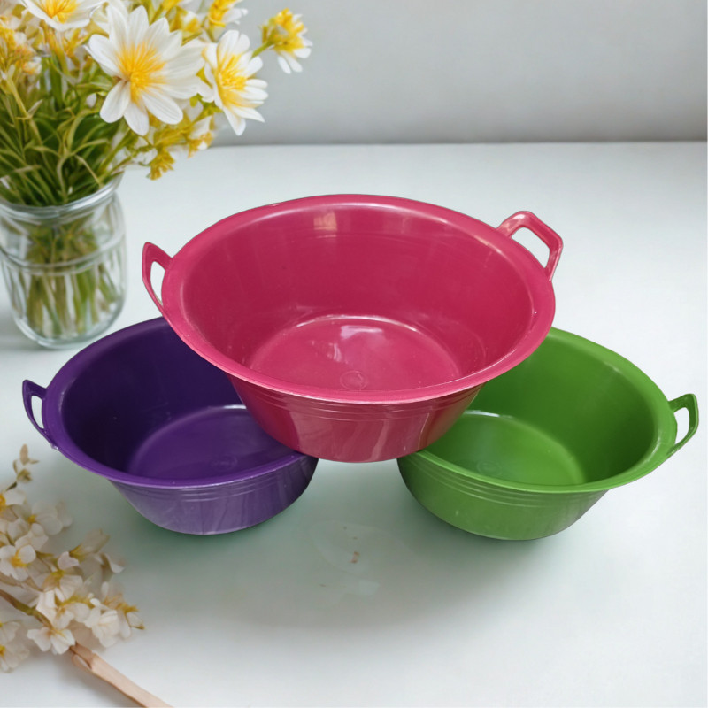 (ISI 50 PCS) Bak Kuping 14 / Baskom Kuping 14 / Bak Plastik / Besek Serbaguna / Bak Warna