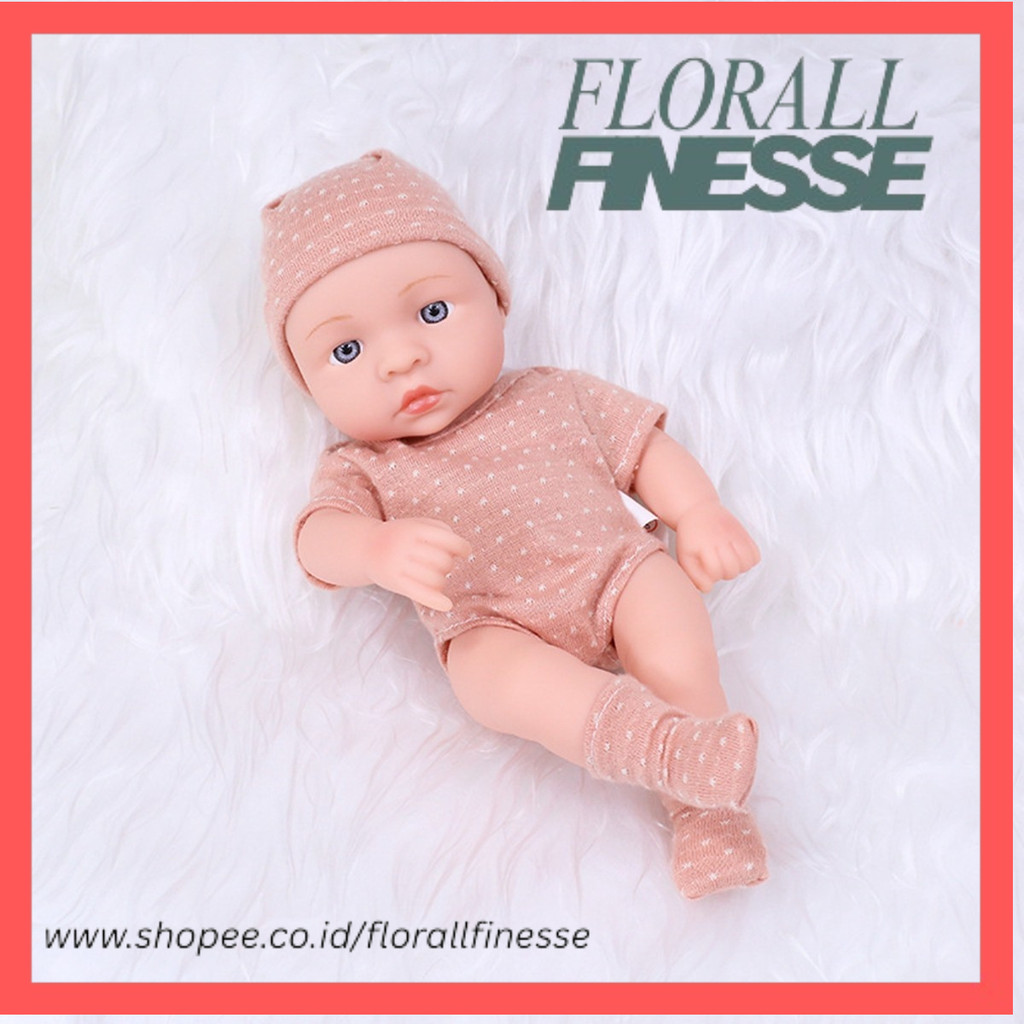 New Silicone Reborn Dolls 20cm Reborn Baby Doll Mini Soft and Full Body Silicone Reborn Toddler Doll