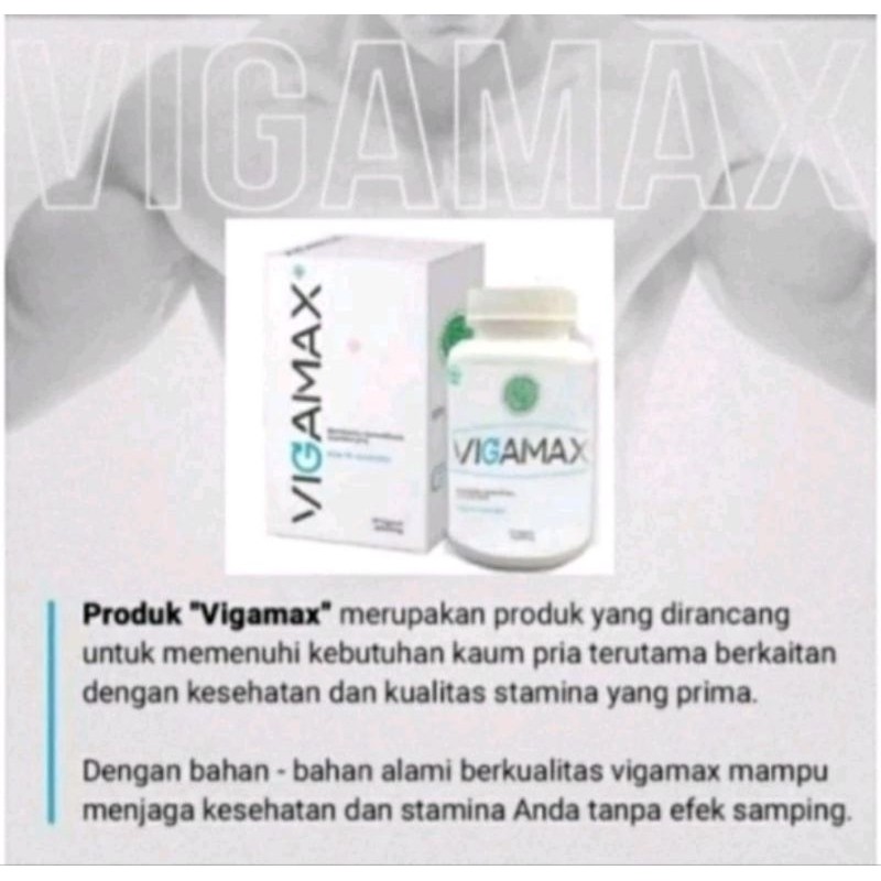 (Terlaris) VIGAMAX CAPSUL 100% BPOM ORIGINALASLI GARANSI SUPLEMEN HERBALALAMI