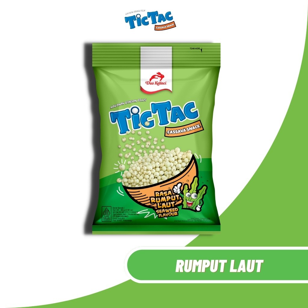 

TICTAC Rumput Laut (80g) isi 3 Pcs