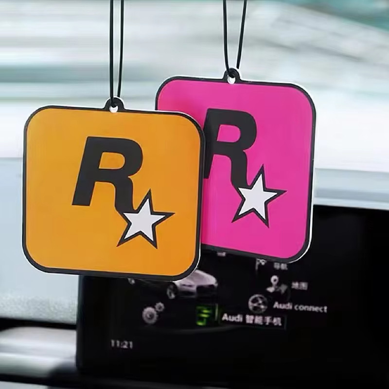 Car Aromatherapy Pendant Rockstar Auto Scent Car Accessories Interior New Automóvil Aromatherapy Ess