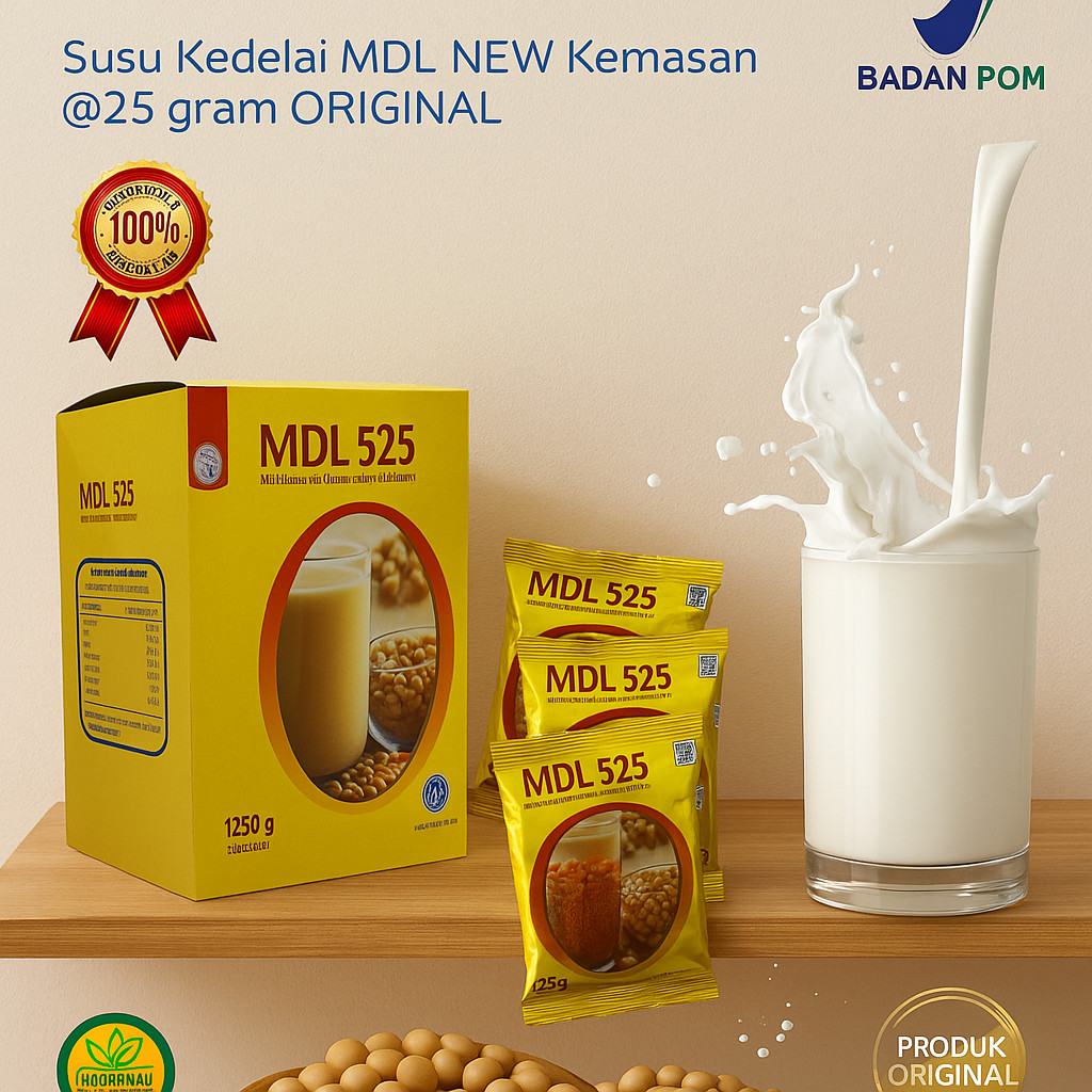 

Mandala 525 new minuman kacang original 125g – kemasan isi 5 set | serbuk tradisional sehat | gizi harian terjaga & gula darah stabil | cod