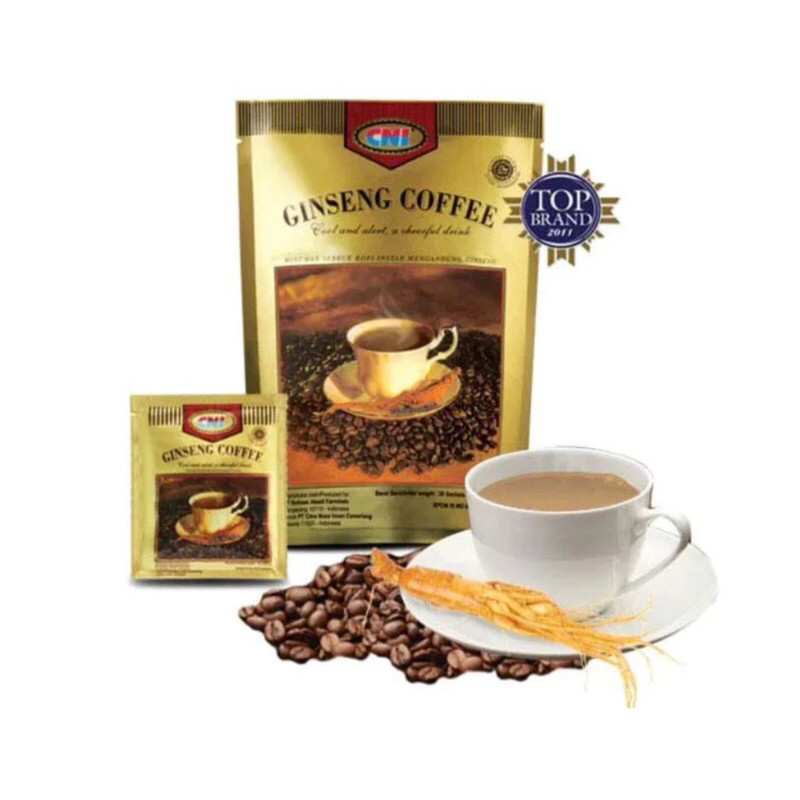 

TERMURAH GINSENG COFFEE CNI KOPI GINSENG ASLI ORIGINAL ISI 20 SACHET