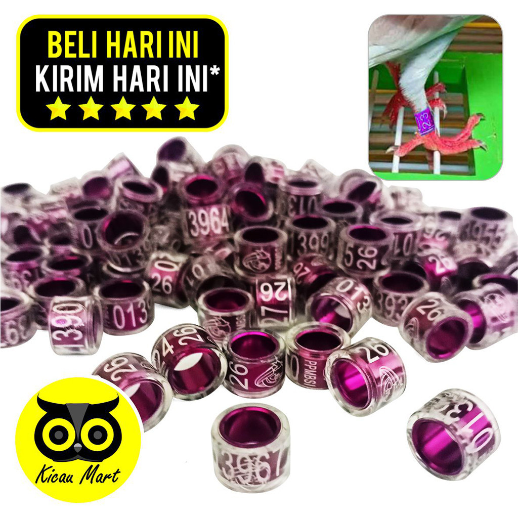 KICAU MART RING PPMBSI 2026 RING MERPATI BALAP PPMBSI 2026 GELANG CINCIN RING KAKI BURUNG MERPATI DA