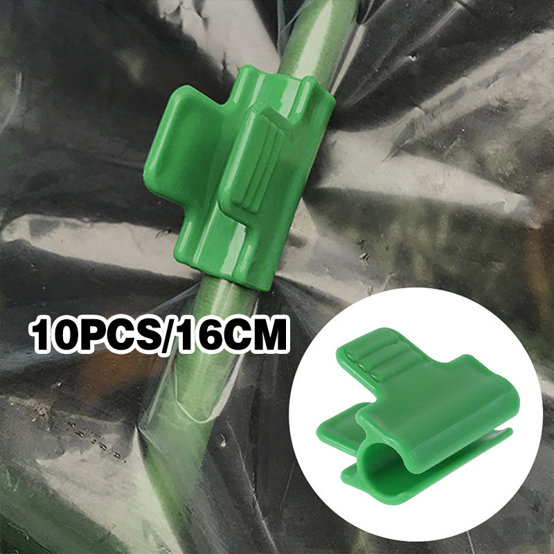10Pcs Clip Greenhouse Plastik / Klip Greenhouse 16mm / Clips Garden