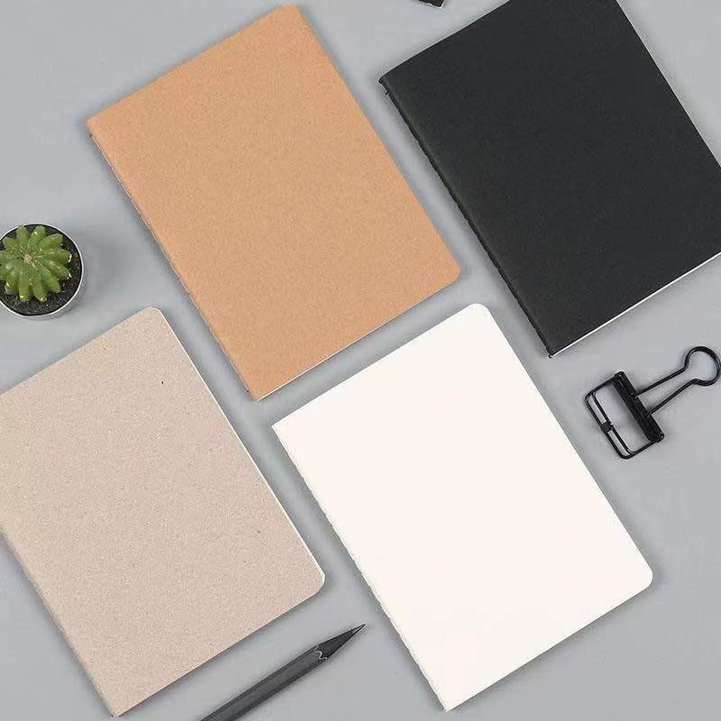 

Notebook Sketchbook A6 small size 44 sheets Solid color planner Diary blank page