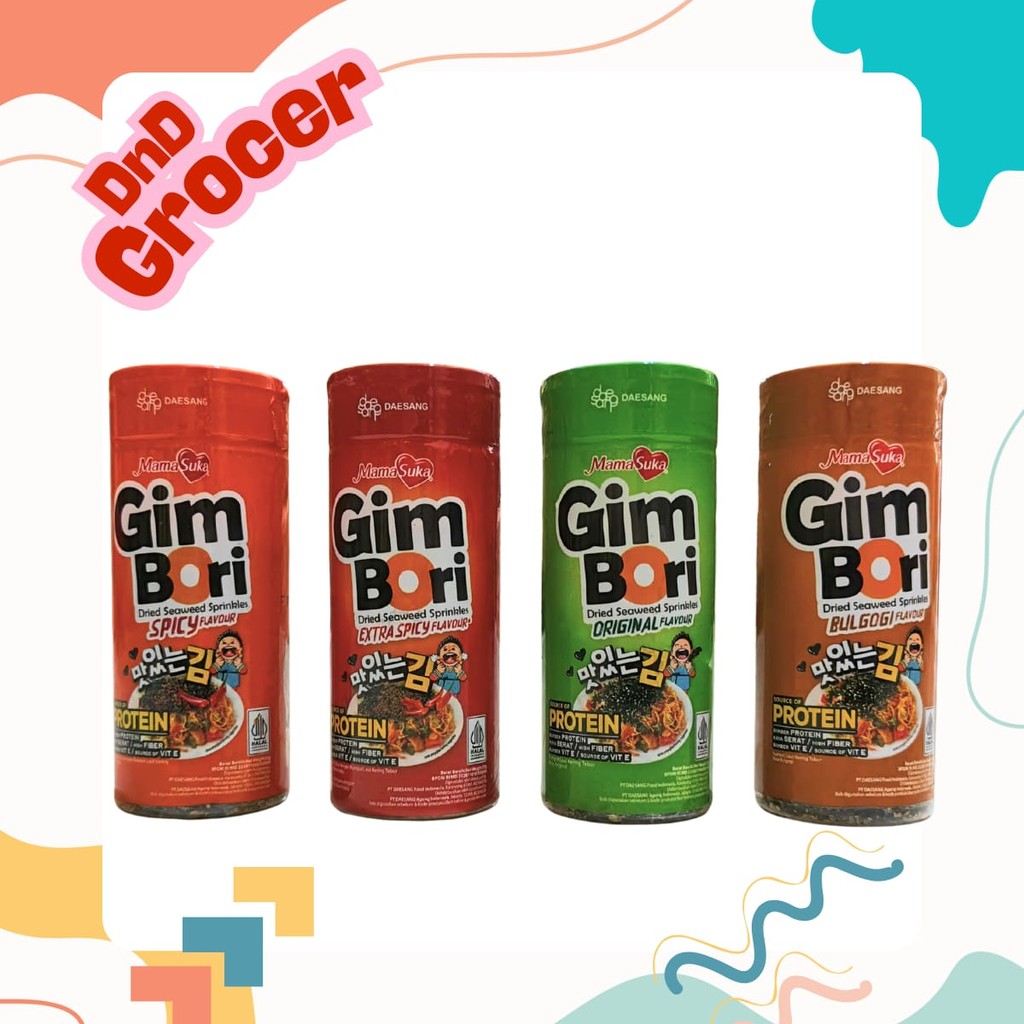 

Gim Bori Rumput Laut Tabur BOTOL 25gr