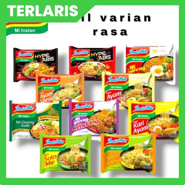 

Indomie All Varian Rasa 1 Pcs X 75g – Goreng & Kuah Pilihan Lengkap