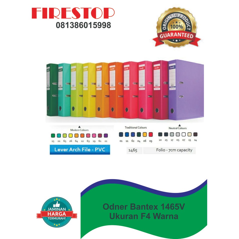 

Sale Odner Bantex 1465 ukuran Folio - Hitam Tbk