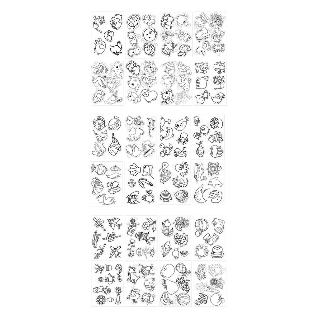 

8 Pieces Shrink Plastic Sheets with Pattern Heat Shrink Paper Pencils Gift DIY Accessory for Pendants Making Adults Boys Girls