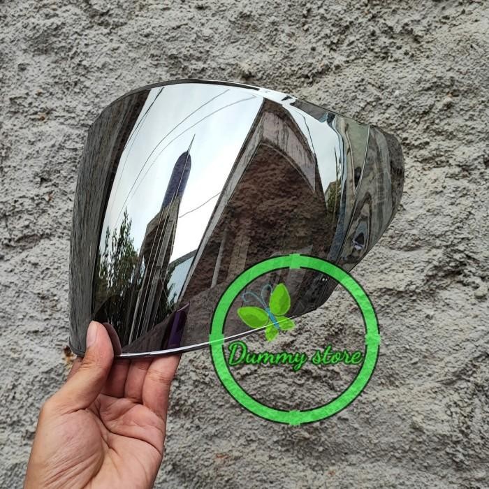 Kaca Helm DYR OSAKA / Visor Iridium Helm DYR SUBARU Model Venom Iridium | INKO - Silver