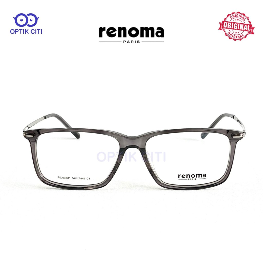Frame Kacamata Kotak Pria Original Renoma RE 20039