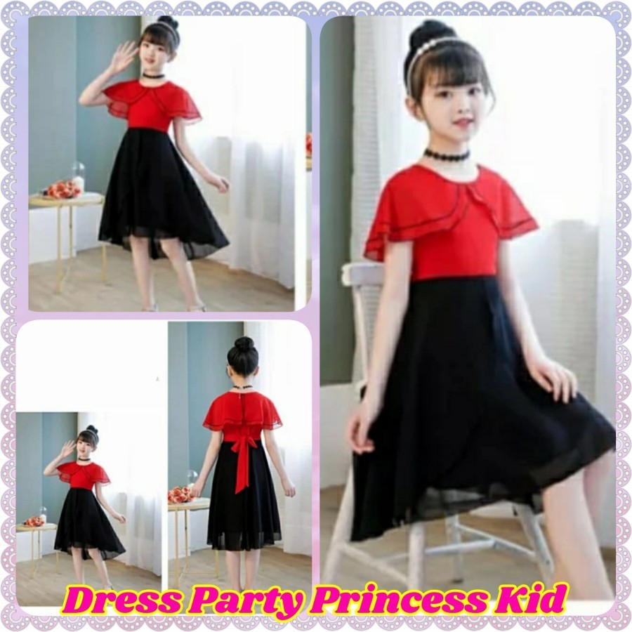 Baju Pesta Natal Anak Perempuan Style Korea Trennd Fashion Terbaru 2023 Dress Natal Princes  Cantik 