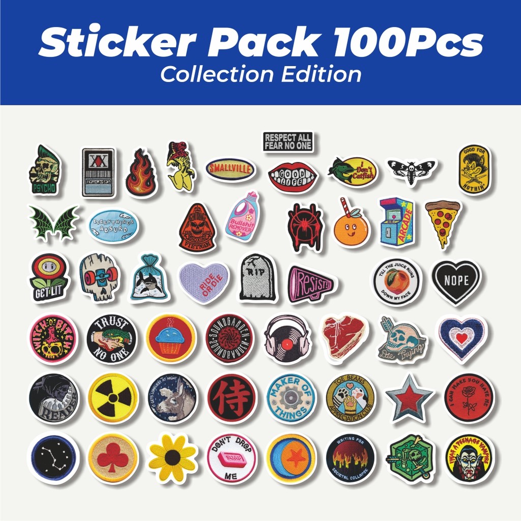 

Hot Stiker Patch V5 Lucu Anti Air Stikers Berperekat Waterproof Sticker Decal Buat Motor Helm Buku Journal Koper Casing HP Laptop Botol Minum