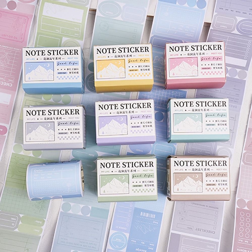 

High Quality Pull-out Design Sticky Note Full Adhesive DIY Memo Pad Stationery Multifunctional Tearable Notepad