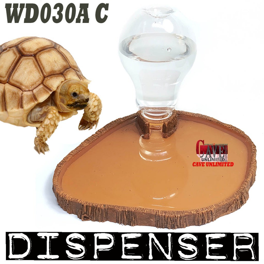 WD030A WATERDISH DISPENSER OTOMATIS TEMPAT MINUM AIR MINUMAN REPTILE TORTOISE SULCATA PARDALIS ULAR 