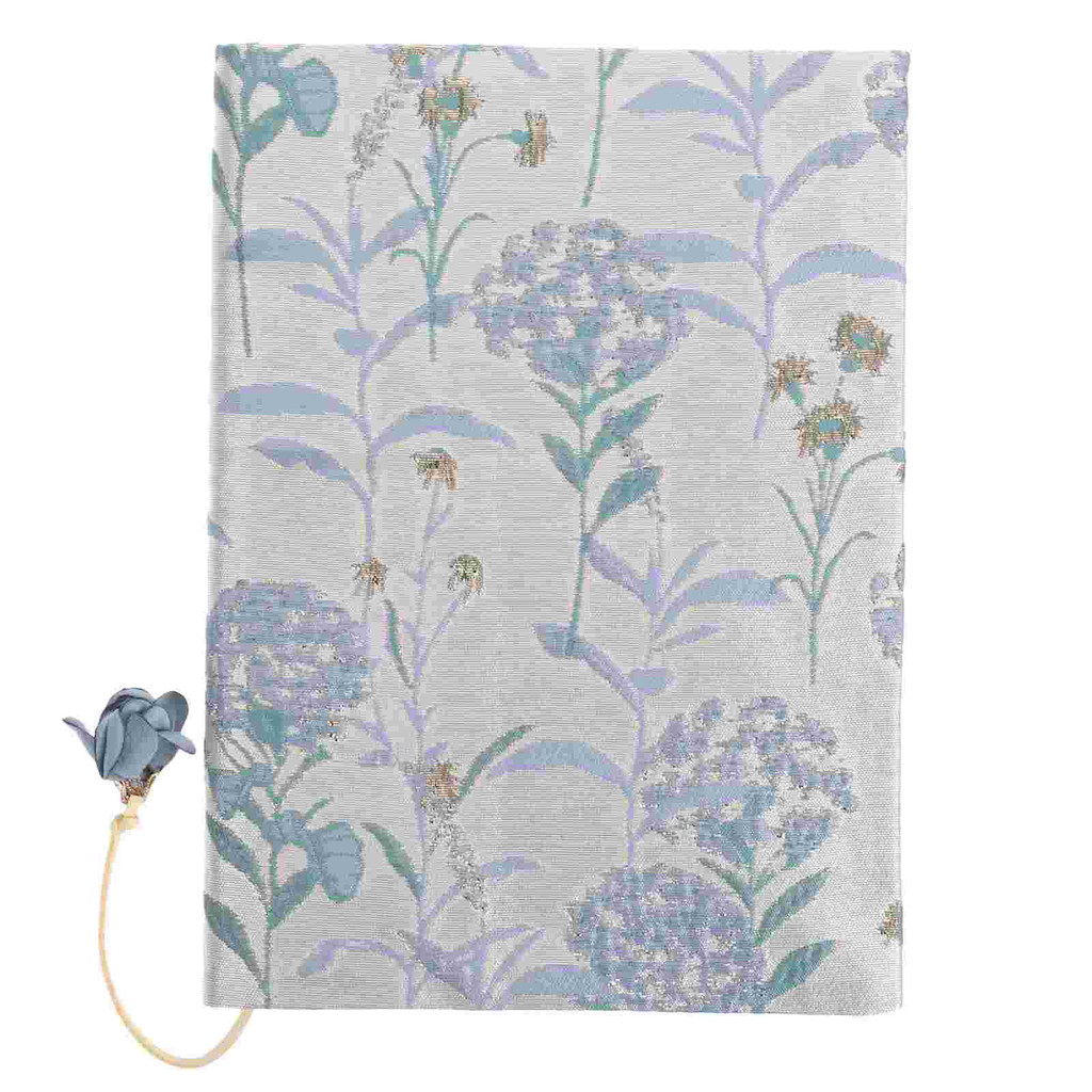 

Fabric Book Cover Bookbinding Cloth Polyester Furniture with Strap Handbook Sky-blue Sleeve Covers