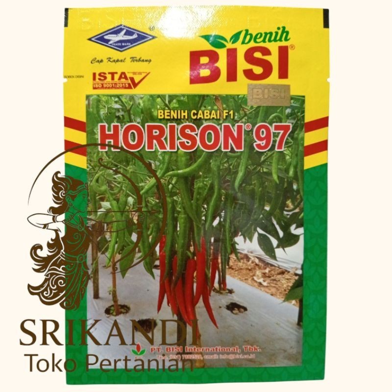 Benih Cabe Horison 97 10gr Original Bisi Cabe Besar Tahan Virus