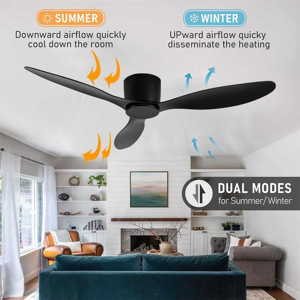 Kipas Angin Gantung Plafon Ceiling Fan 52 Inch FS2007