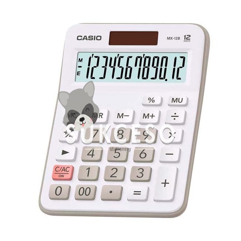 

Casio Calculator Desktop Kalkulator Meja Kantor Office MX 12B