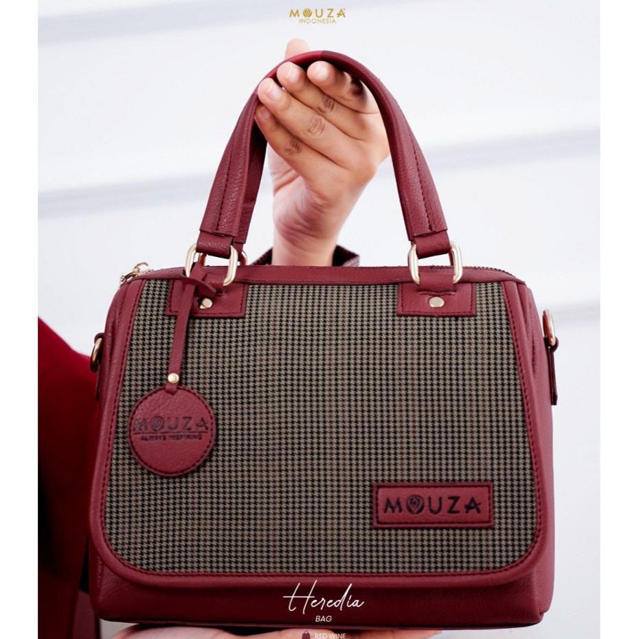 HerediaBag Tas Wanita kulit chloe by Mouza Premium ORIGINAL