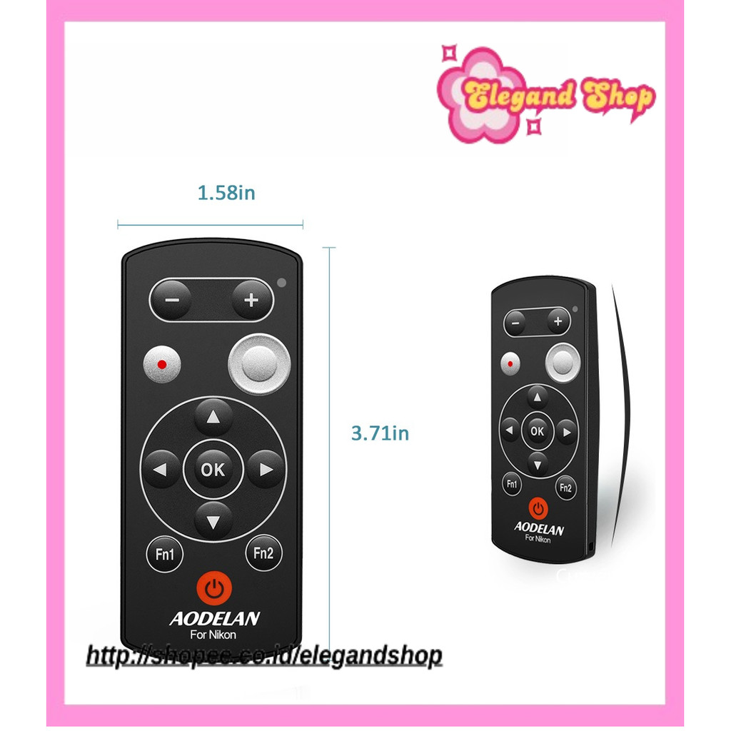 AODELAN Wireless Camera Remote Controllor Shutter Release forNikon Z5 Z30 Z6II Z7II Zfc P1000 P950 Z