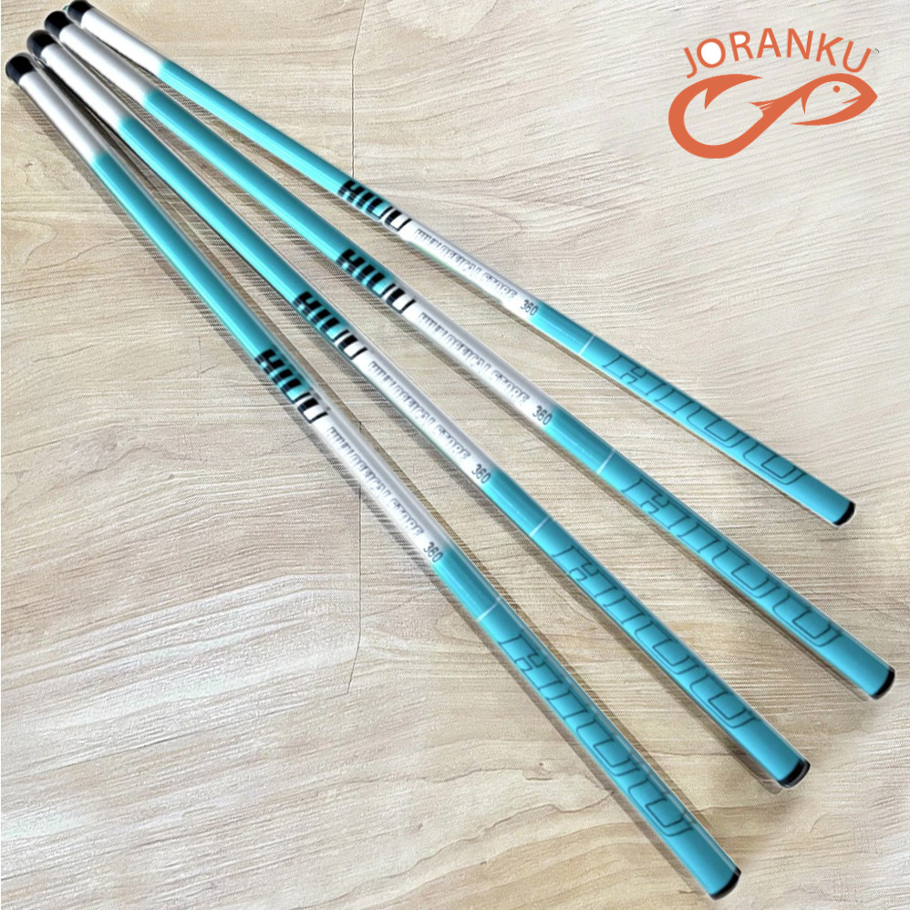 COD Joran Tegek Batik Langit biru 210cm- 450cm Fiber Medium Bayar Di Tempat/joran tegek/joran tegek 