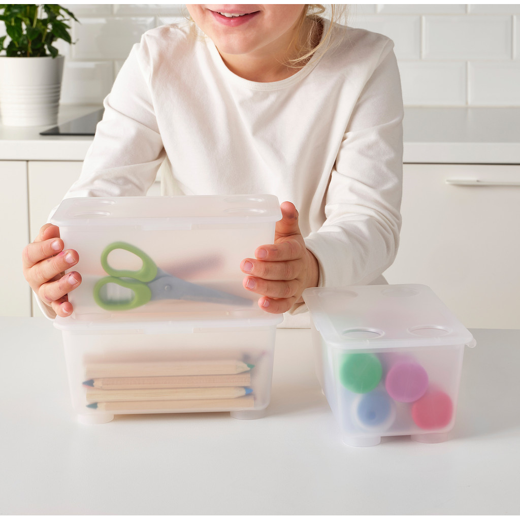 Small Storage Box - Kids Toy Storage Bin - 3 Pcs - Multipurpose Storage Box - Kotak Penyimpanan Keci