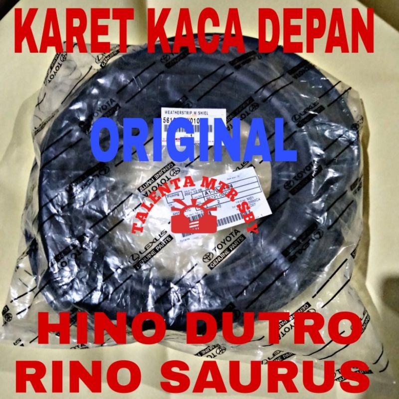 ORIGINAL KARET KACA DEPAN HINO DUTRO DAN RINO SAURUS
