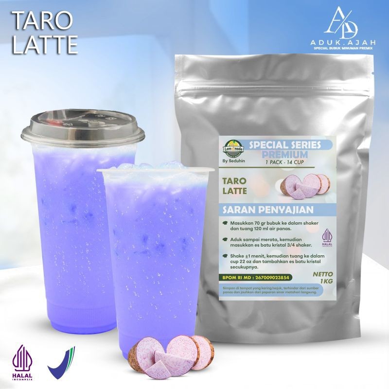 

PROMO BUBUK TARO LATTE 1KG - ADUK AJAH