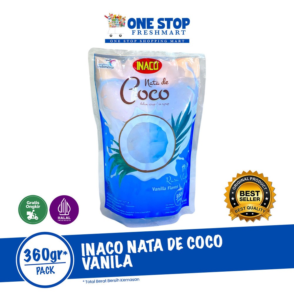 

INACO NATA DE COCO RASA VANILA 360GR