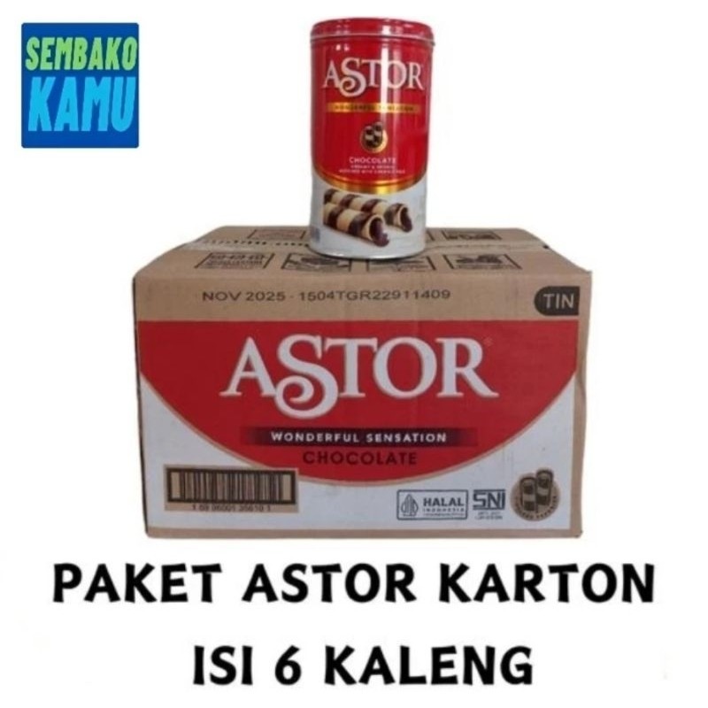 

Astor Wafer Stick Double Coklat 330 gr - 1 Dus Isi 6 pcs