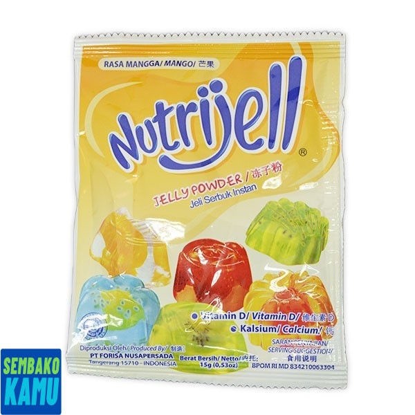 

Nutrijell Rasa Mango 15 gr