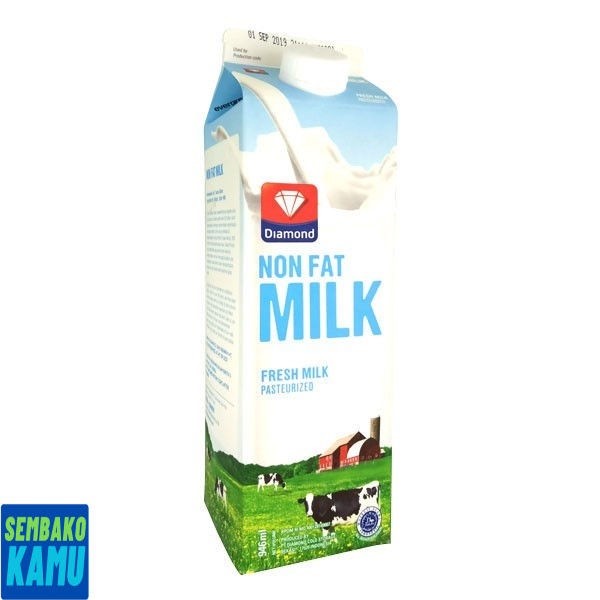 

Diamond Milk Fresh Non Fat 946 ml - Susu
