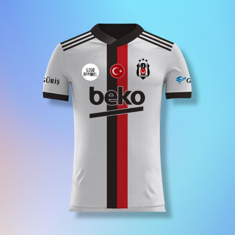 Jersey Besiktas Home 2021 2022 Full Printing Free Nameset Custom