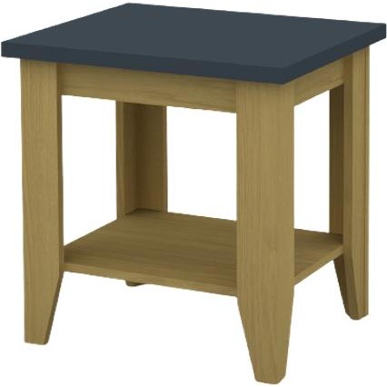 ZYO Emma - Dekoruma Side Table / Meja Samping / Nakas Minimalis / Meja Kopi Particle Board - Navy Bl